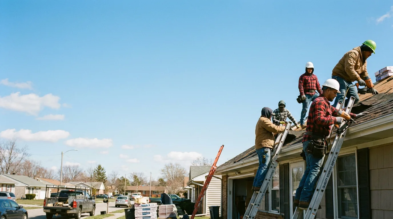 Roofing in Bringhurst, IN near me